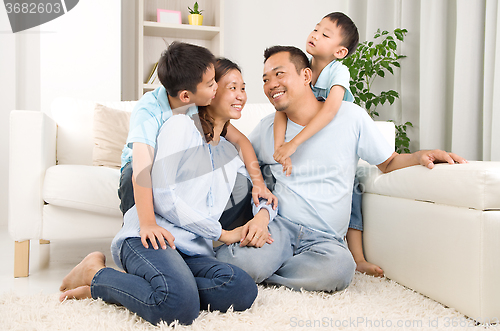 Image of asian family