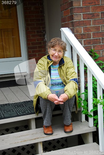 Image of Senior woman smiling