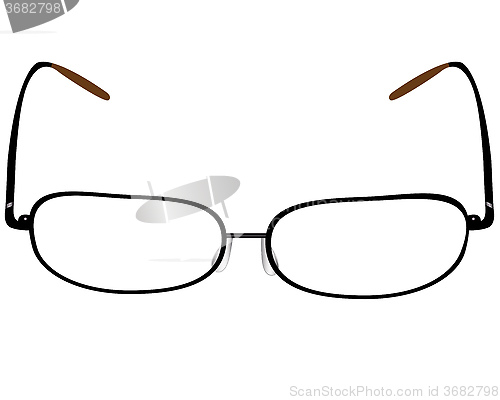 Image of black glasses