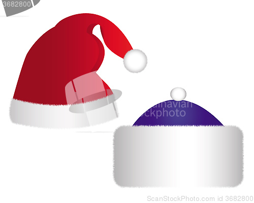 Image of cap of Santa Claus