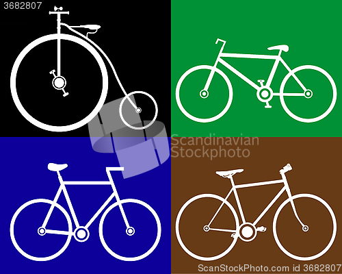 Image of different bikes