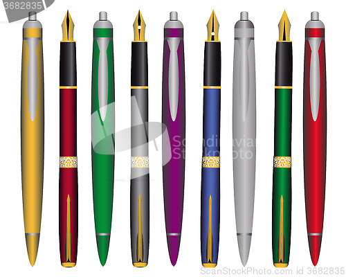 Image of pen and ink pens