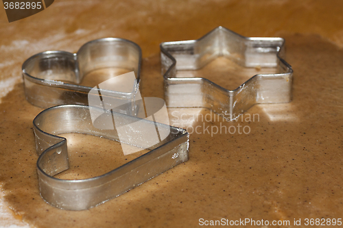 Image of baking gingerbread cookies