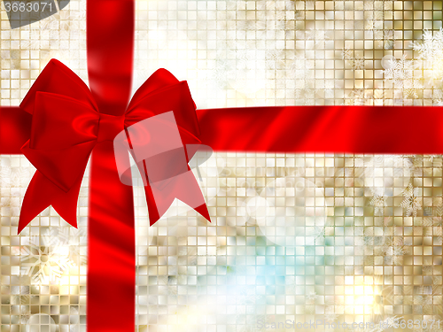 Image of Christmas greeting card. EPS 10