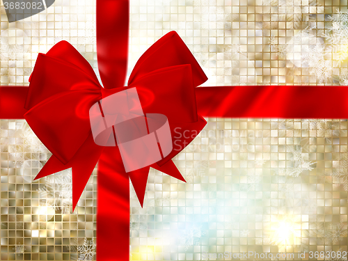 Image of Christmas greeting card. EPS 10