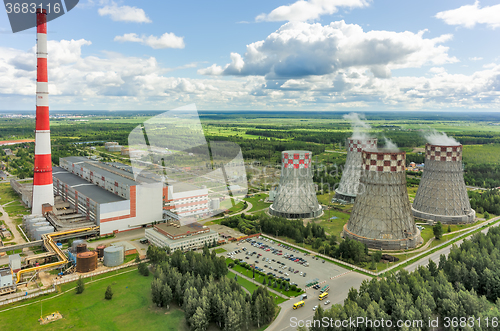 Image of City Energy and Warm Power Factory on gas. Tyumen