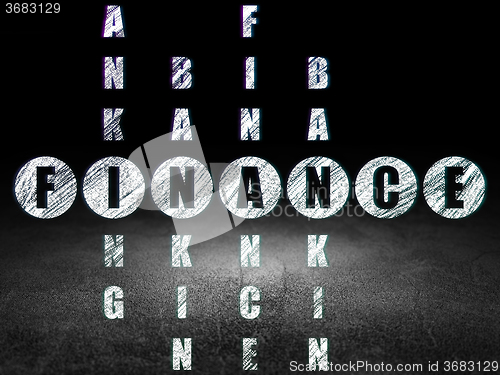 Image of Banking concept: Finance in Crossword Puzzle