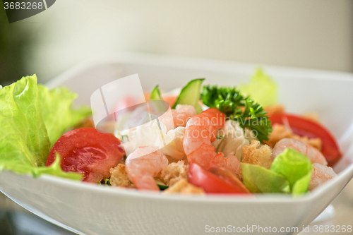 Image of shrimp vegetable salad