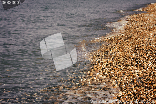 Image of Landscape with sea in the morning.