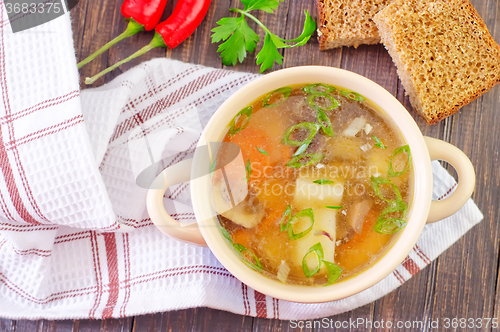 Image of mushroom soup