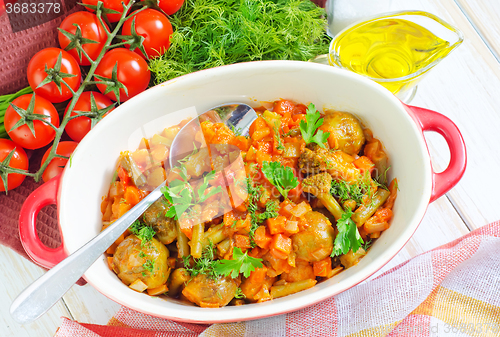 Image of baked vegetables