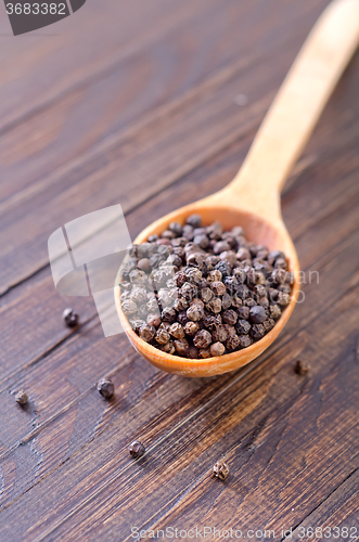 Image of pepper in spoon