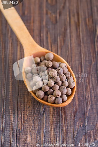 Image of pepper in spoon