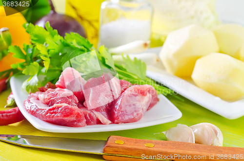 Image of meat and vegetables