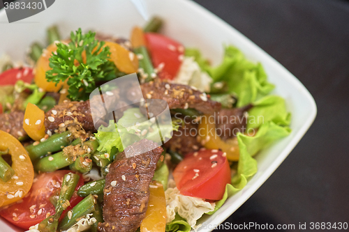 Image of Warm salad with veal