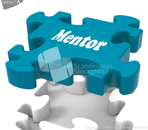 Image of Mentor Puzzle Shows Knowledge Advice Mentoring And Mentors
