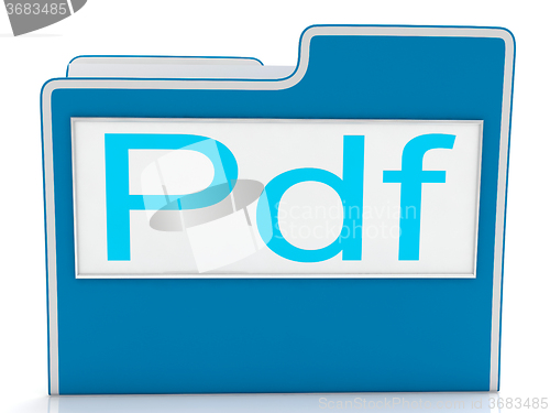 Image of Pdf File Shows Document Format Or Files