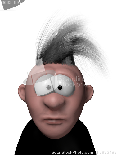 Image of confused cartoon guy
