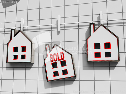 Image of Sold House Meaning Sale Of Real Estate