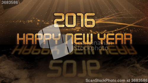 Image of Gold quote - 2016, happy new year