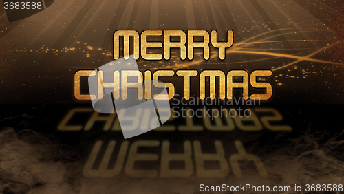 Image of Gold quote - Merry Christmas