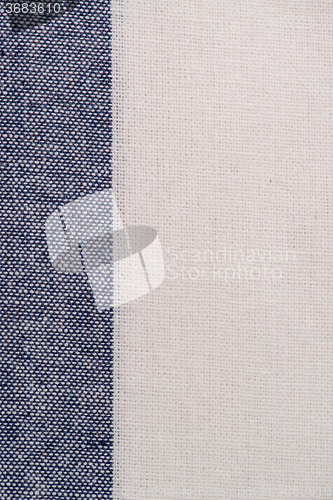 Image of Blue textureStriped fabric