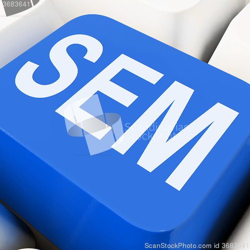 Image of Sem Key Mean Search Engine Marketing \r