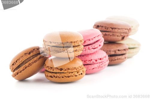 Image of Colorful French Macarons
