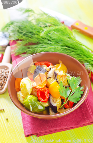 Image of baked vegetables