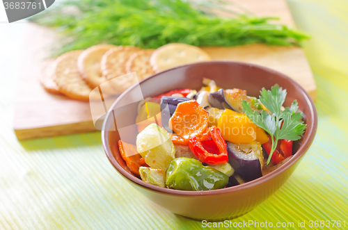 Image of baked vegetables