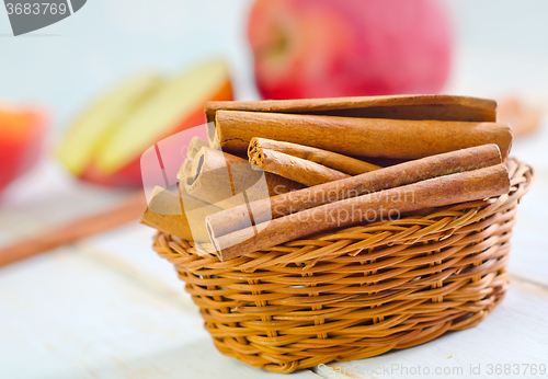 Image of apples and cinnamon