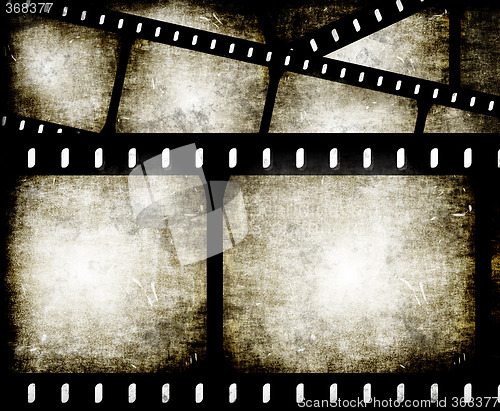 Image of abstract filmstrip