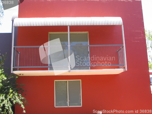 Image of red window