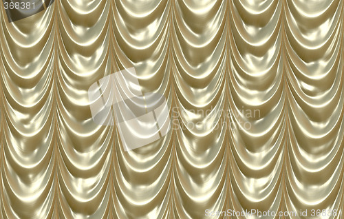 Image of gold curtains
