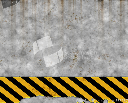 Image of old hazard wall