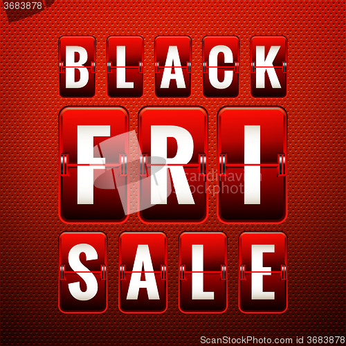 Image of Black friday sale. EPS 10