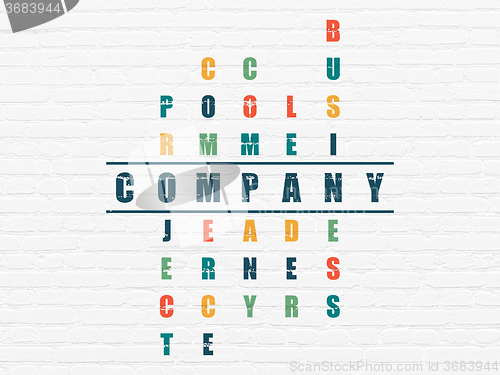 Image of Finance concept: Company in Crossword Puzzle