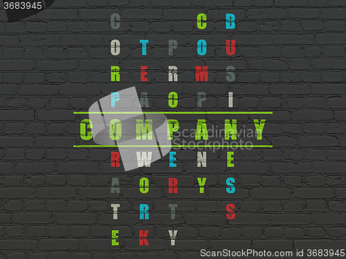 Image of Finance concept: Company in Crossword Puzzle