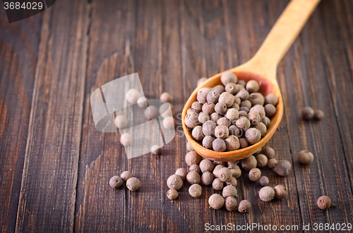 Image of pepper in spoon