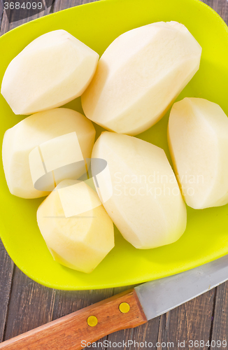 Image of raw potato