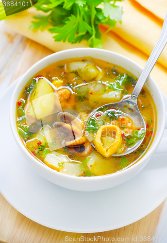 Image of fresh soup