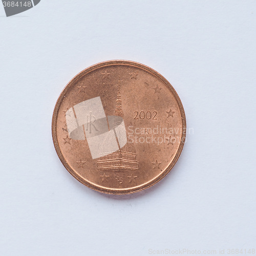 Image of Italian 2 cent coin
