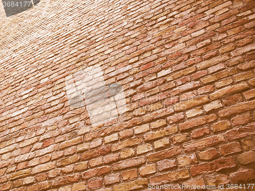 Image of Retro looking Brick wall