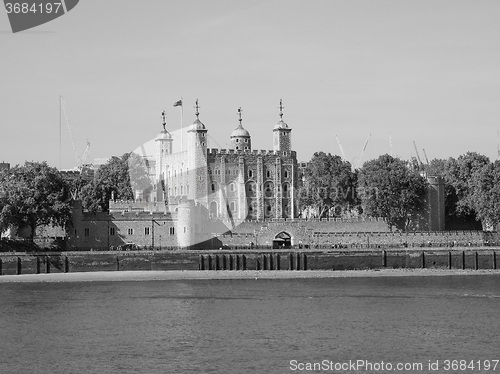 Image of Black and white Tower of London