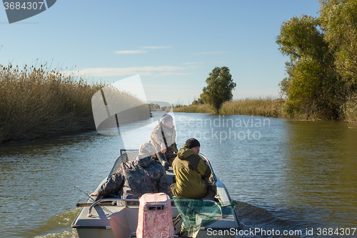 Image of Fishermen in a boat