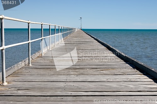 Image of long jetty at port germein