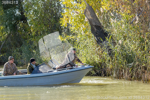 Image of Fishermen in a boat