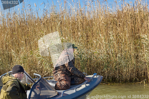 Image of Fishermen in a boat