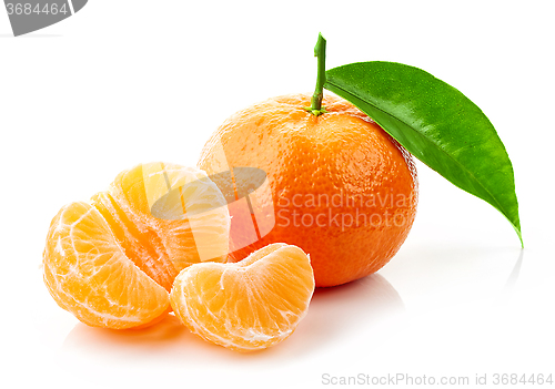 Image of fresh ripe tangerines