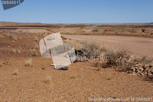 Image of fantrastic Namibia desert landscape